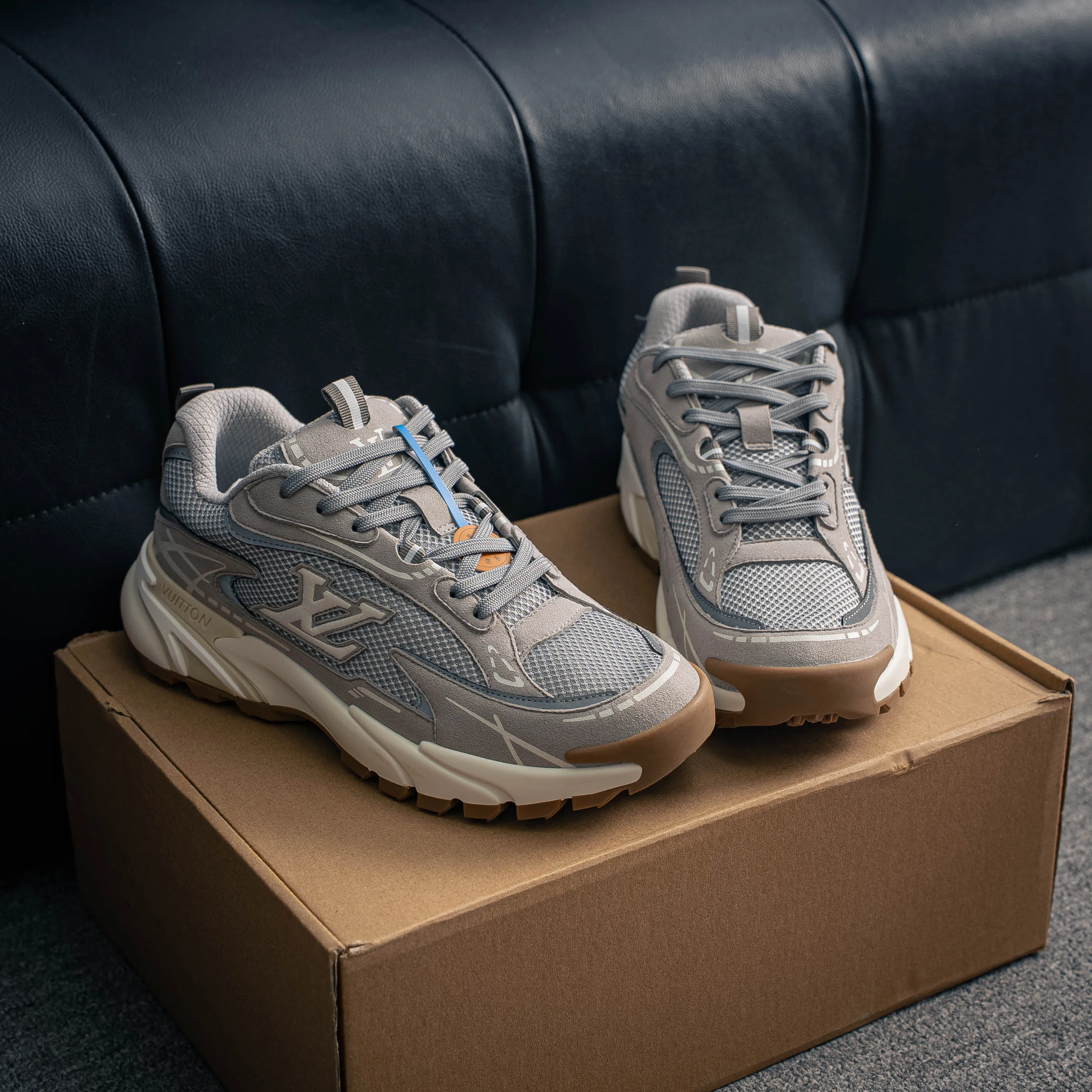 # Lv Tatic Runner Tatic Runner Series Platform Sole Chunky Sneakers， Retro Shoes ， 。Shoes ， "VUITTON
